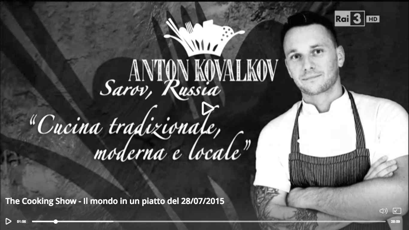 Lo chef Anton Kovalkov